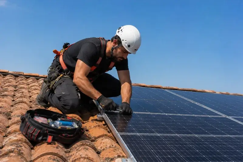 Maintenance et monitoring de panneaux solaires à la Capelle-et-Masmolène